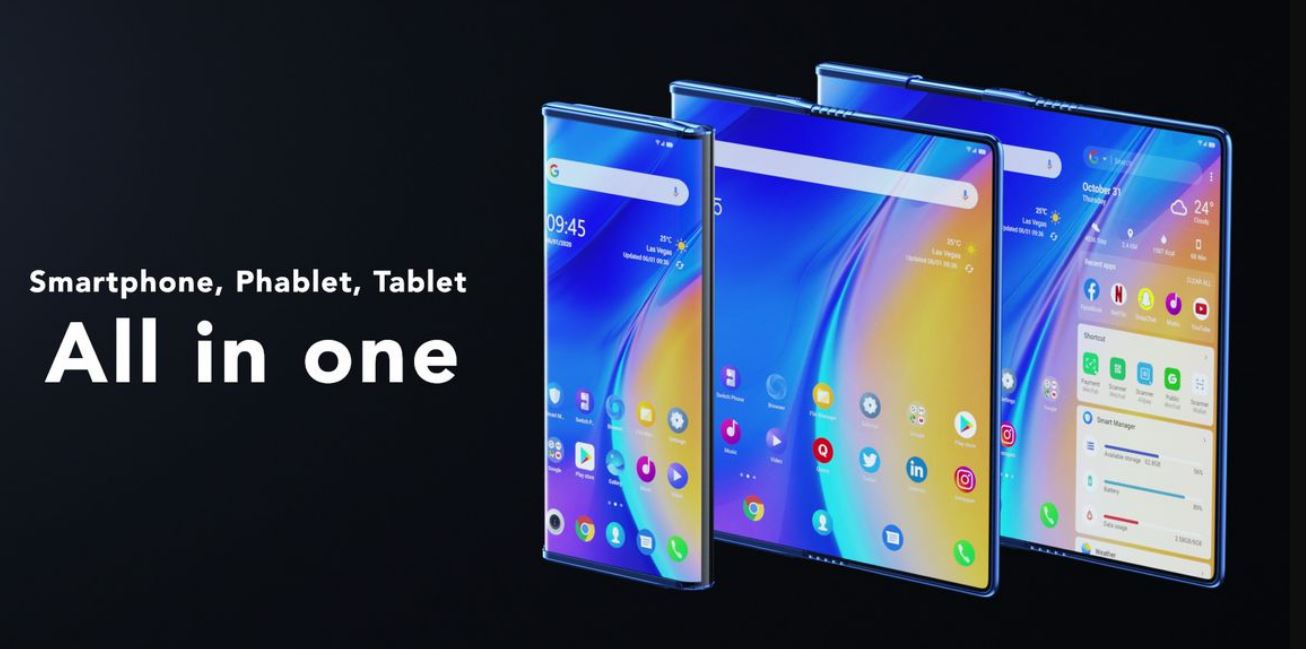 Ý tưởng Fold ‘n Roll của TCL biến điện thoại 6,87 inch thành máy tính bảng 10 inch - hình 2
