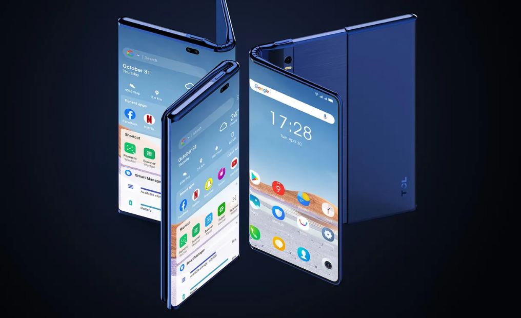 Ý tưởng Fold ‘n Roll của TCL biến điện thoại 6,87 inch thành máy tính bảng 10 inch