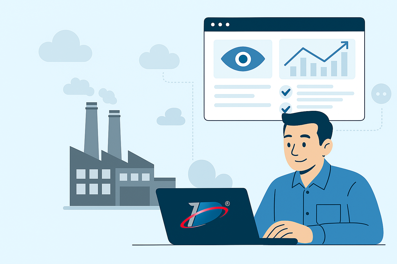 Chuyển đổi số trong quản lý nhà máy – Vai trò của phần mềm như Mắt Thần