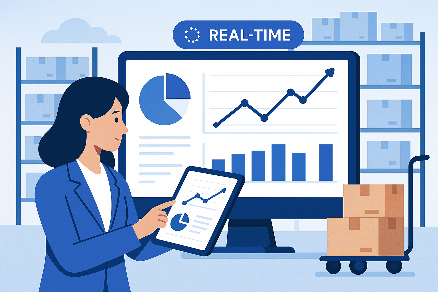 Tại sao doanh nghiệp cần hệ thống báo cáo Realtime trong quản lý hàng hóa?